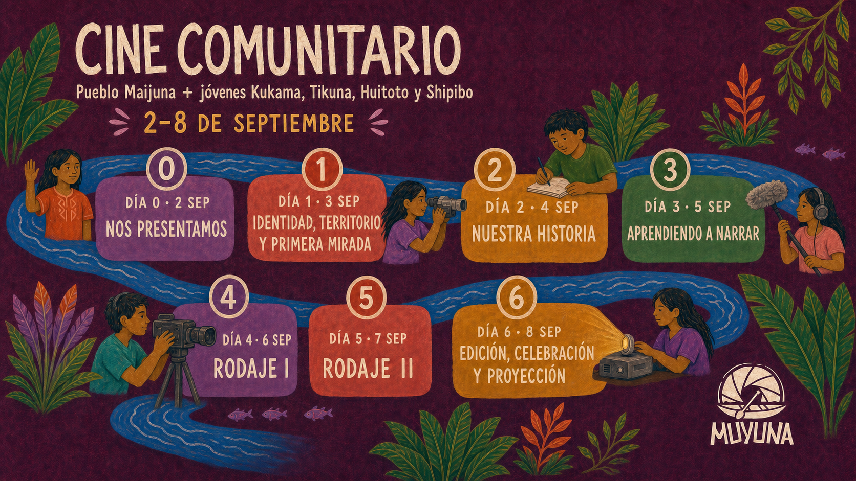 Programa ilustrado de cine comunitario